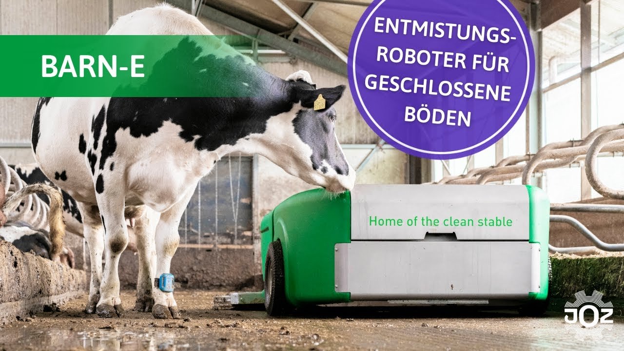 Barn-E PRO Entmistungsroboter in Aktion - Produktvideo Vorschaubild