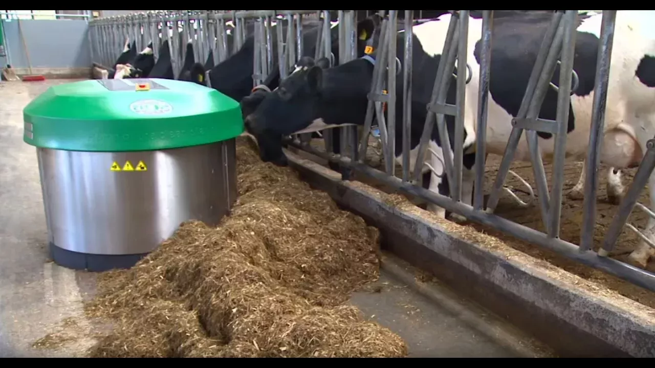 Moov 2PRO Futteranschieberoboter als treuer Begleiter für Kühe - Produktvideo Vorschaubild